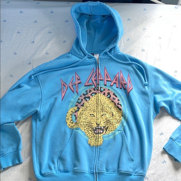 Oversized Def Leppard Hoodie - Picture 1 of 16